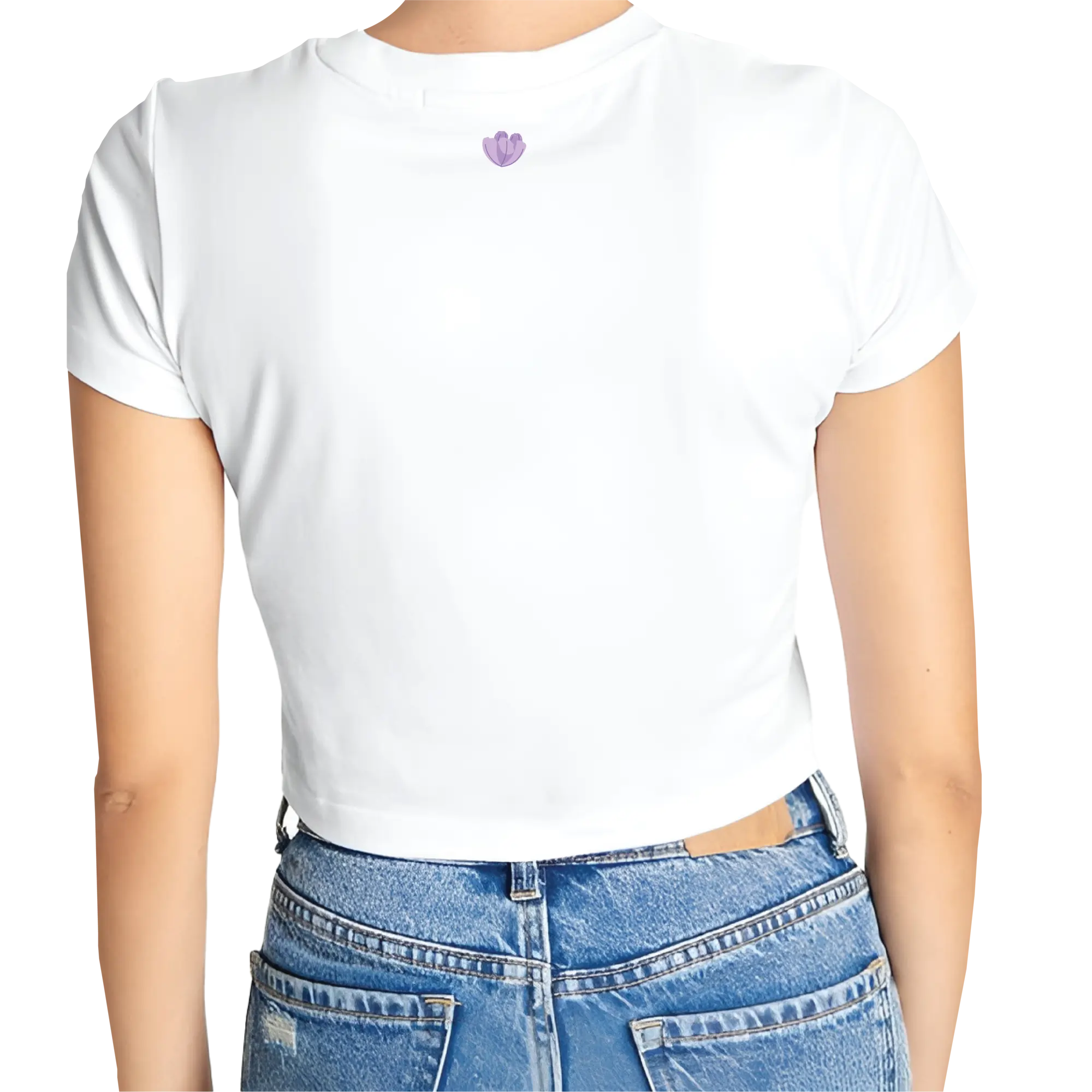 Flower Helmet Crop Top
