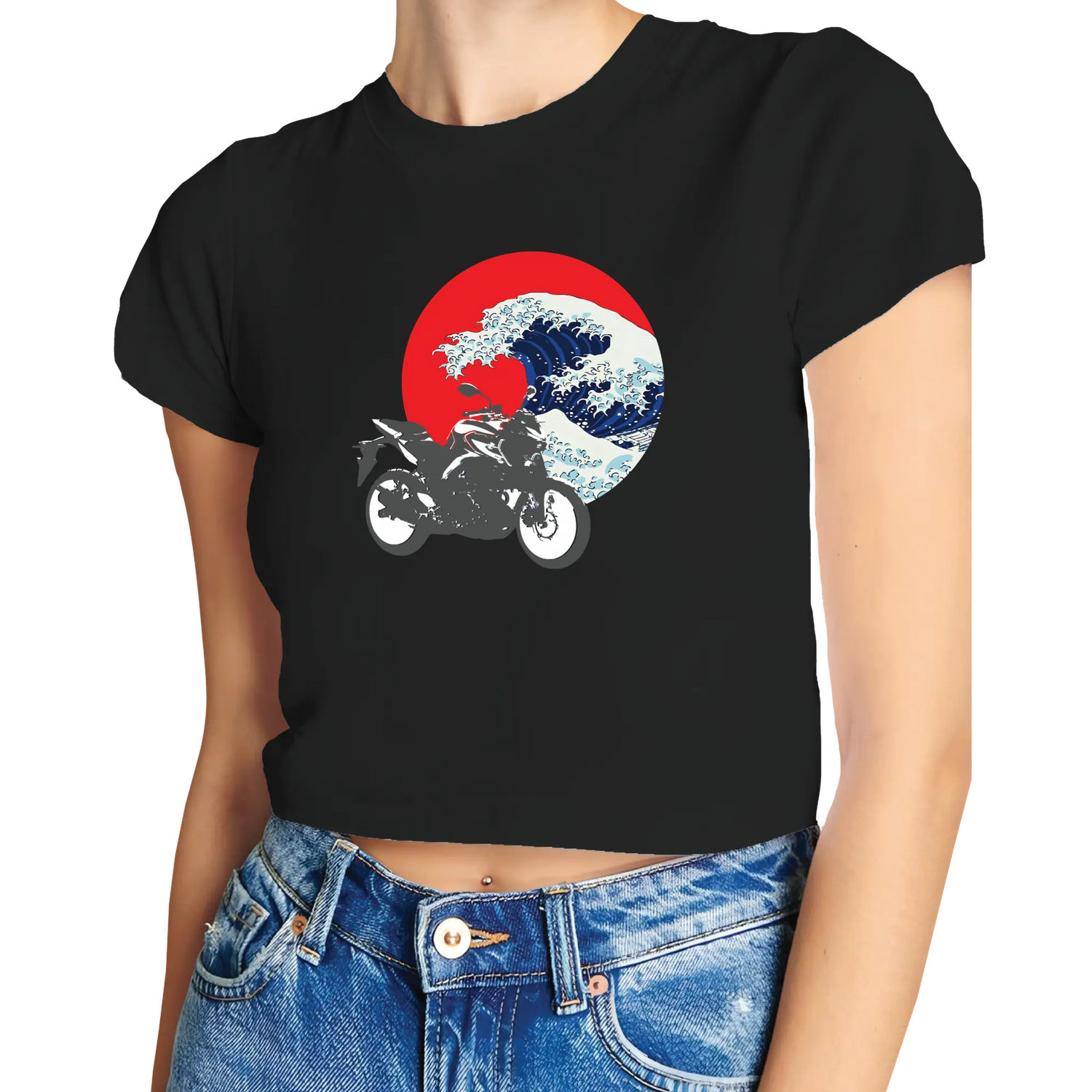 KanaWave Crop Top