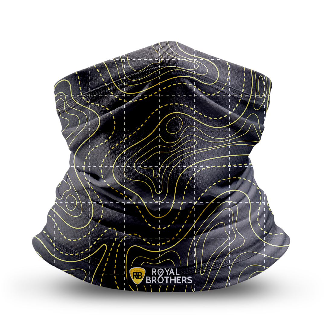 Drawing Paths Bandana - Printed Neck Band