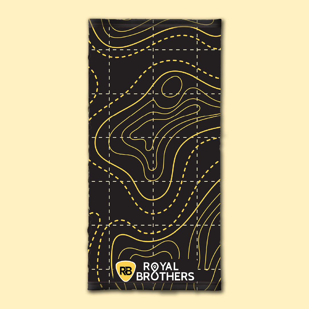 Drawing Paths Bandana - Printed Neck Band