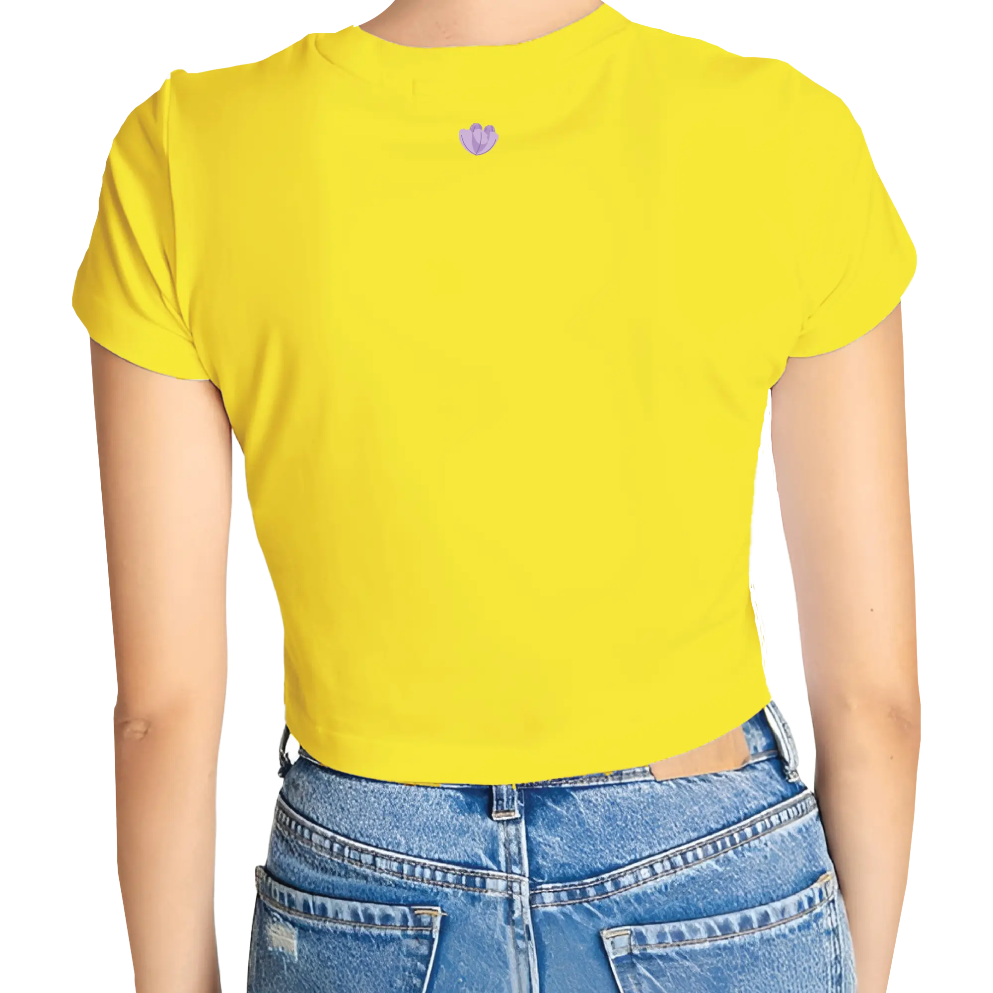 Flower Helmet Crop Top