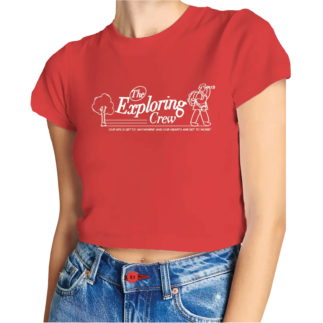 The Exploring Crew Crop Top