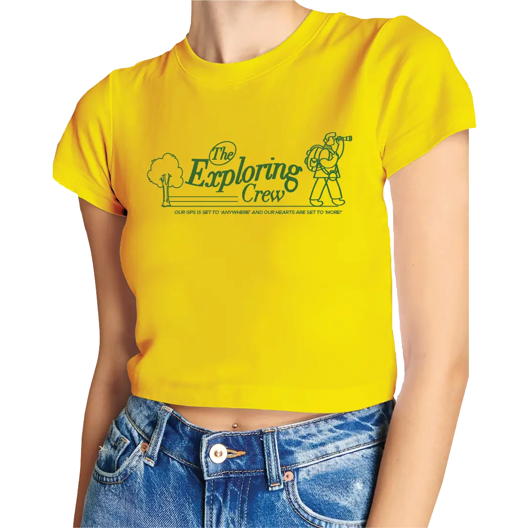 The Exploring Crew Crop Top