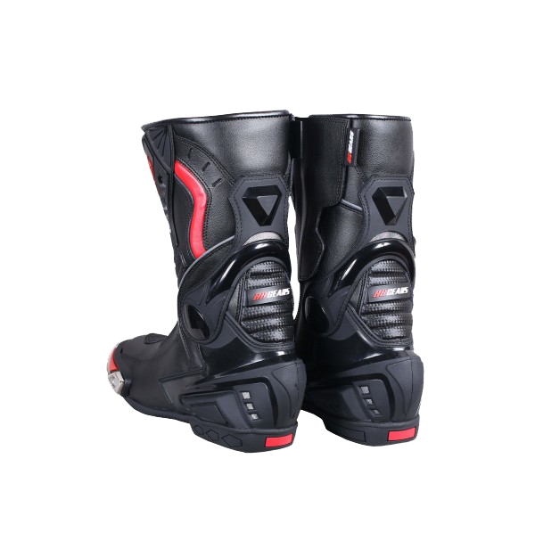 BBG Black Racing Long Boots