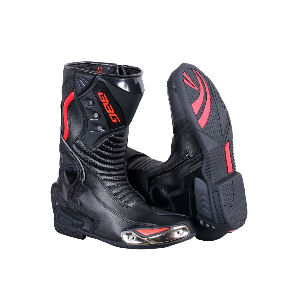 BBG Black Racing Long Boots