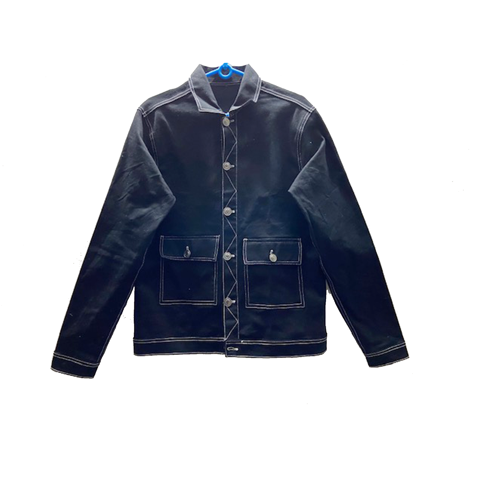 Hand Painted Jean Jacket - Black