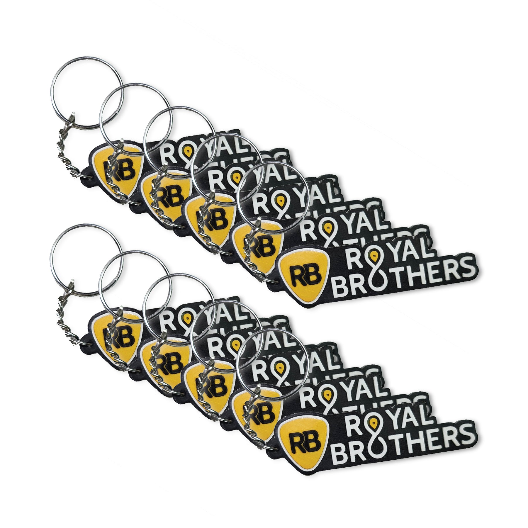 Royal Brothers Silicone Keychain Pack