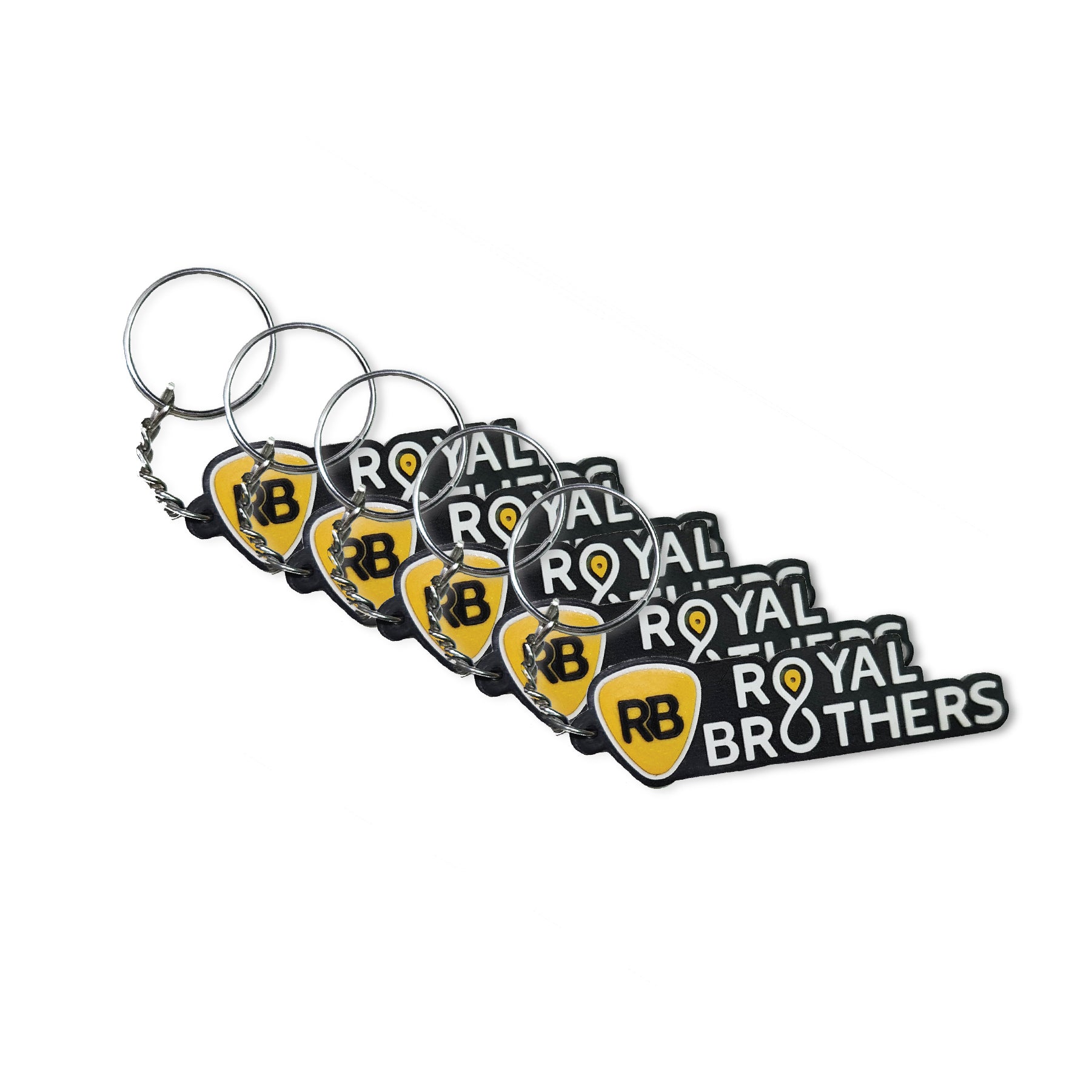 Royal Brothers Silicone Keychain Pack
