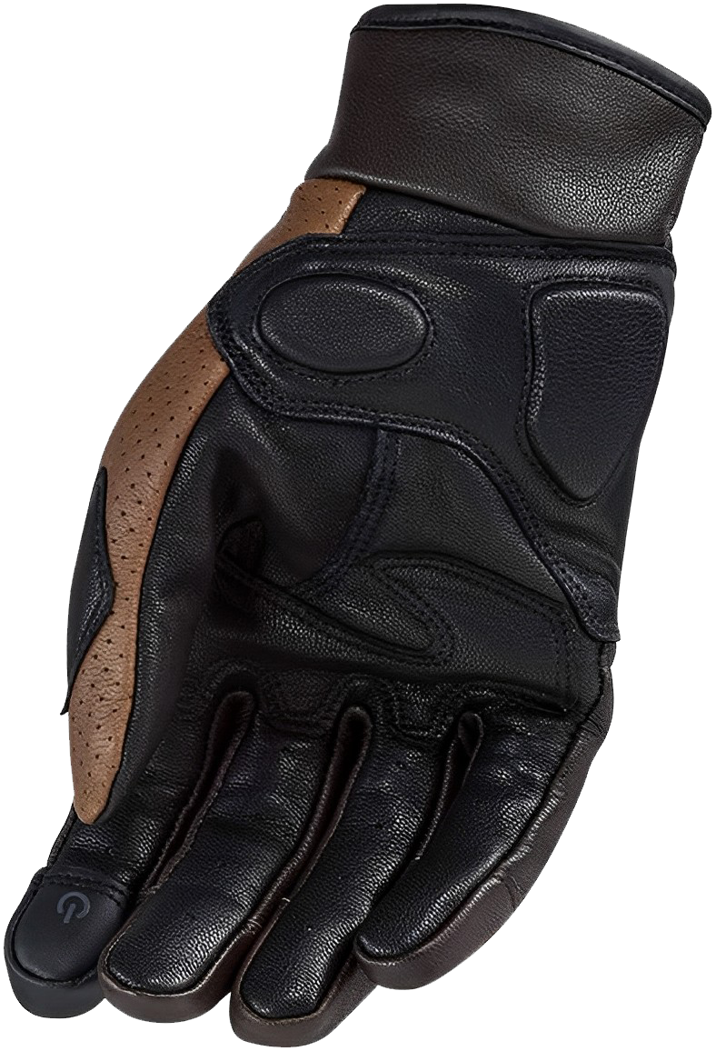 LS2 Rust Man Leather Gloves