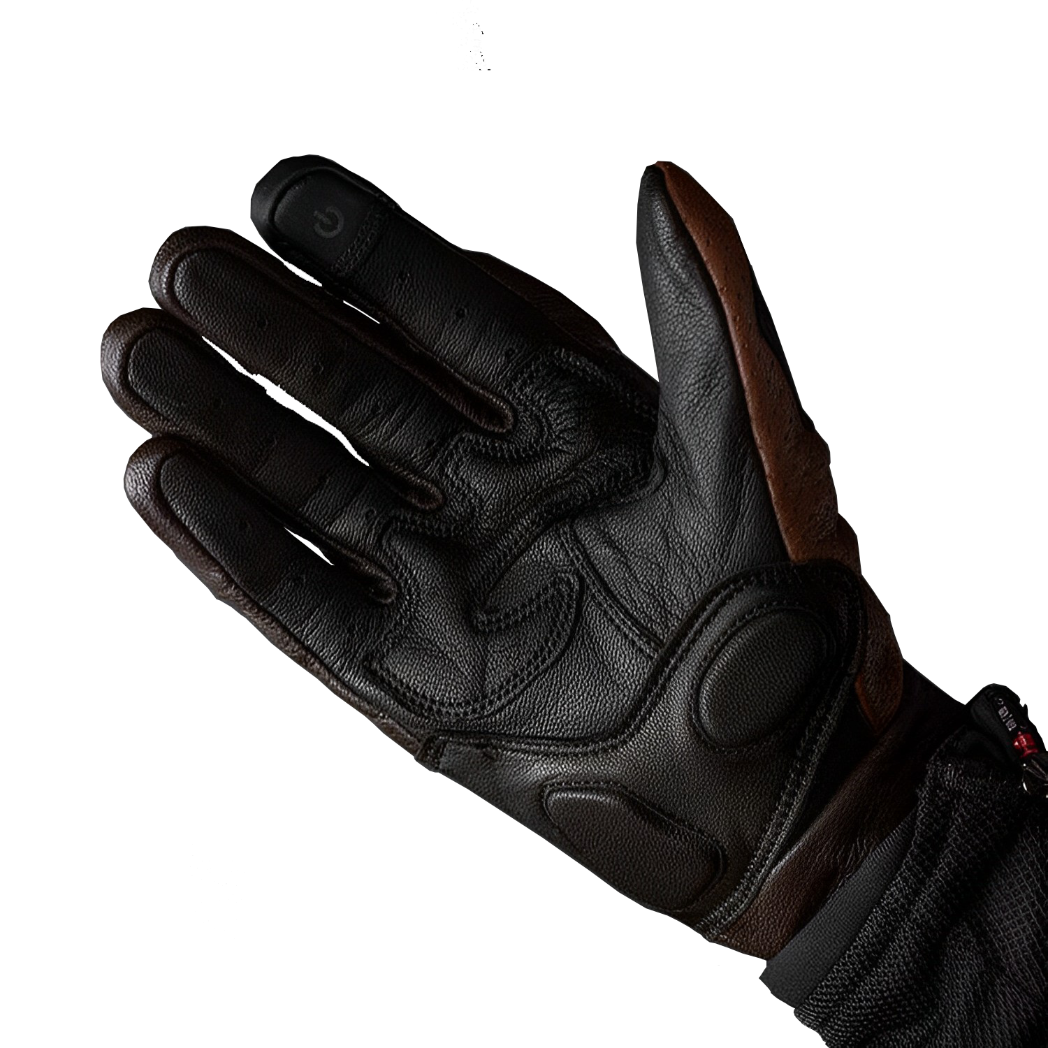 LS2 Rust Man Leather Gloves