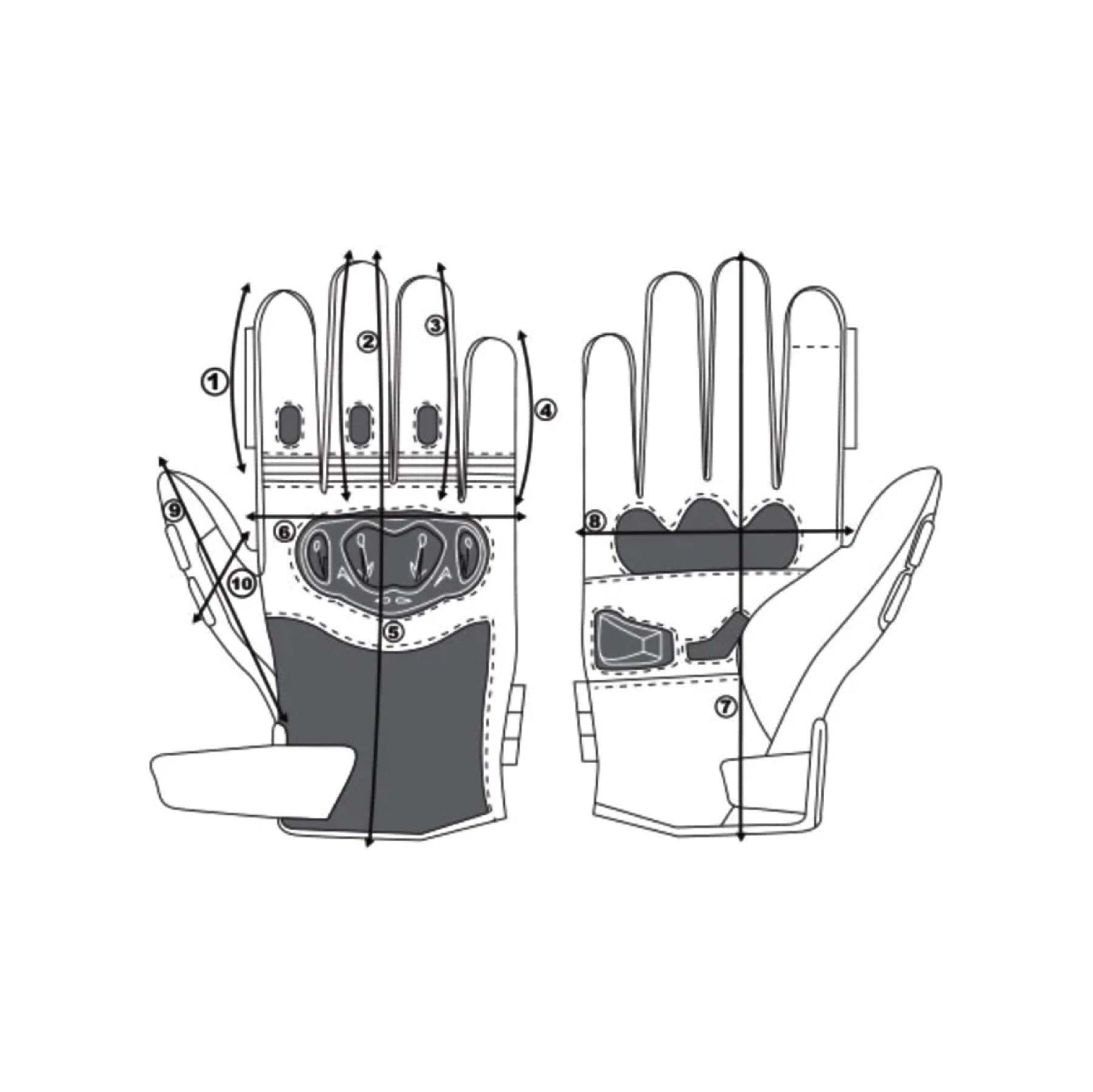 TVS Racing Riding Gloves