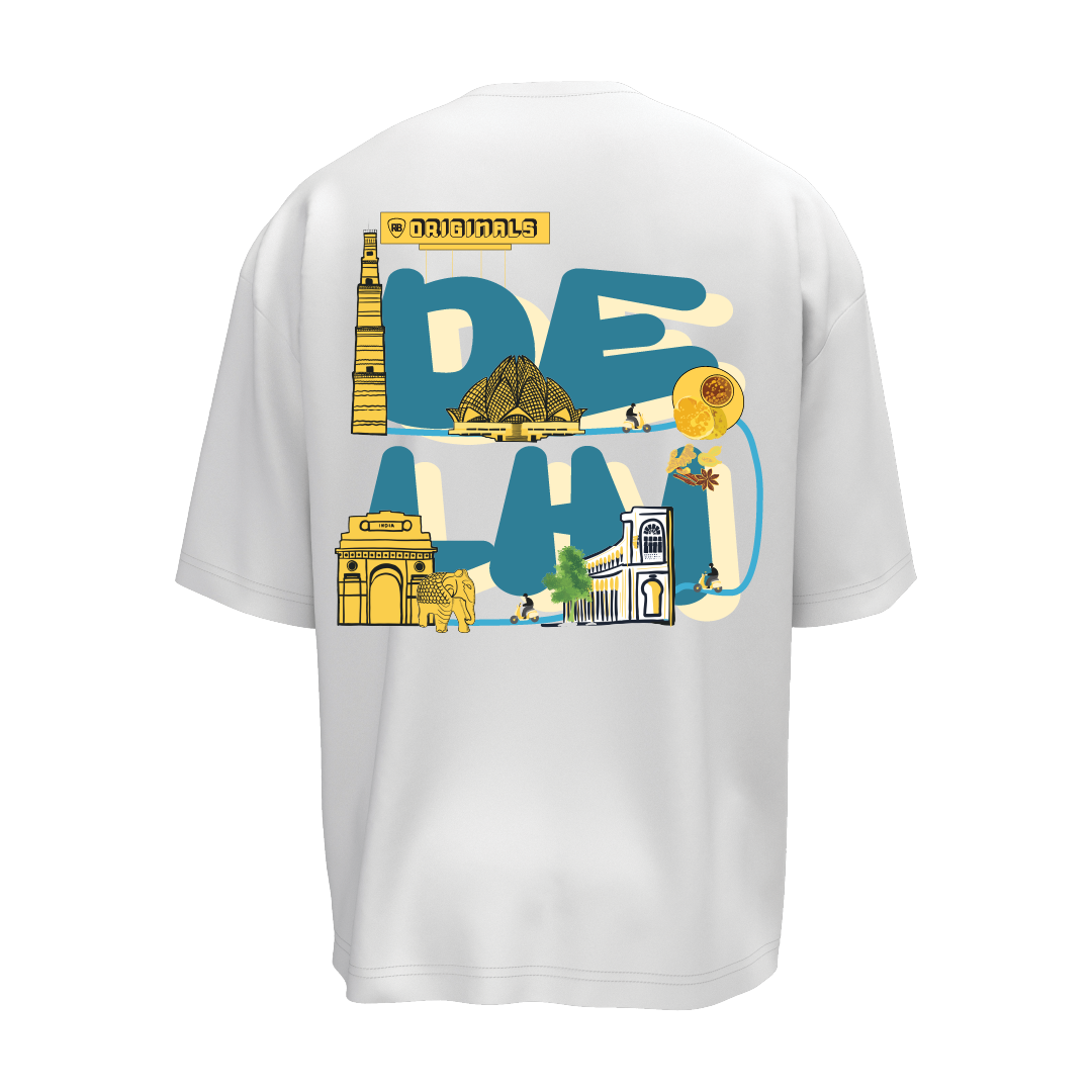 Exploring Delhi Oversized T-Shirt