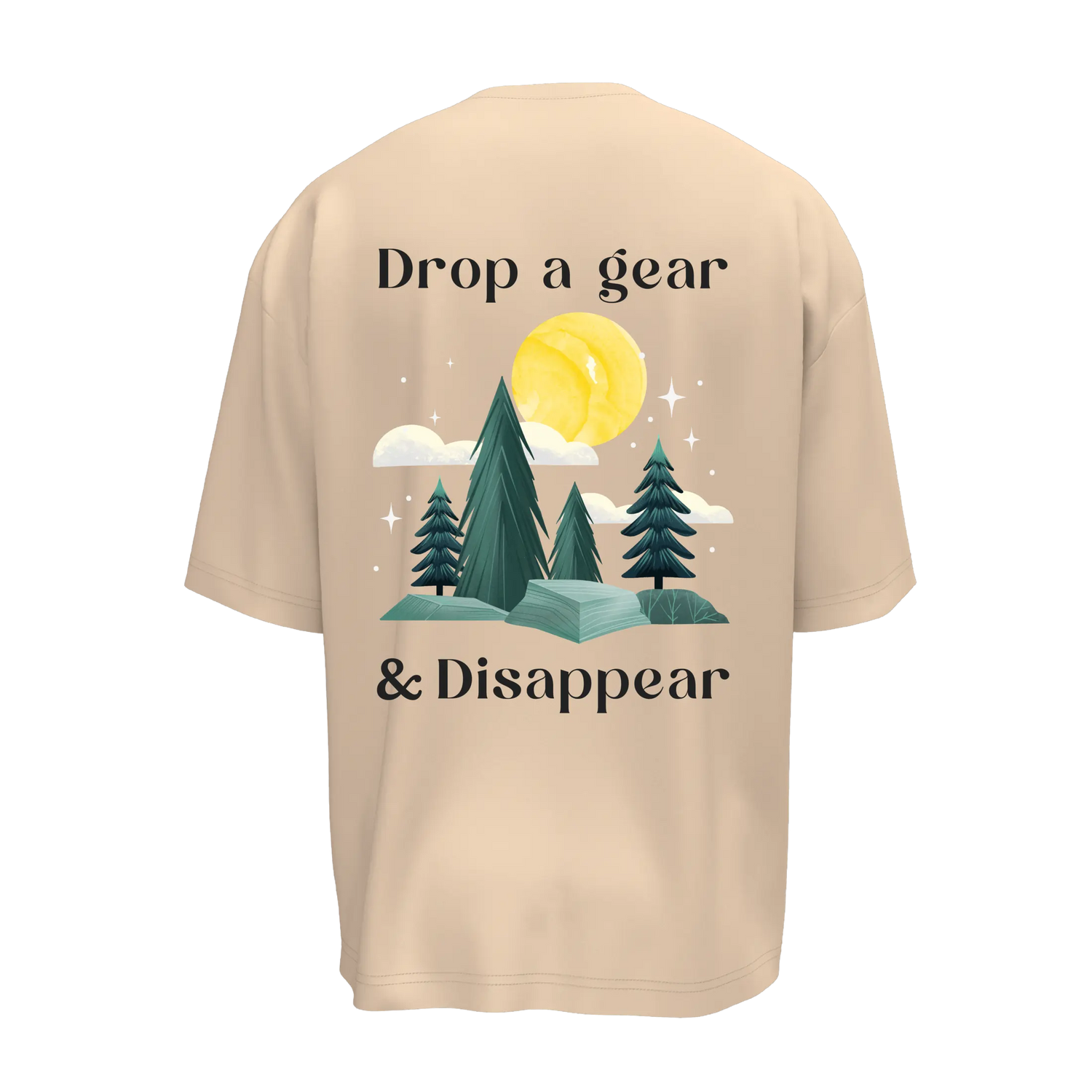 Drop The Gear And Disappear Oversized T-shirt