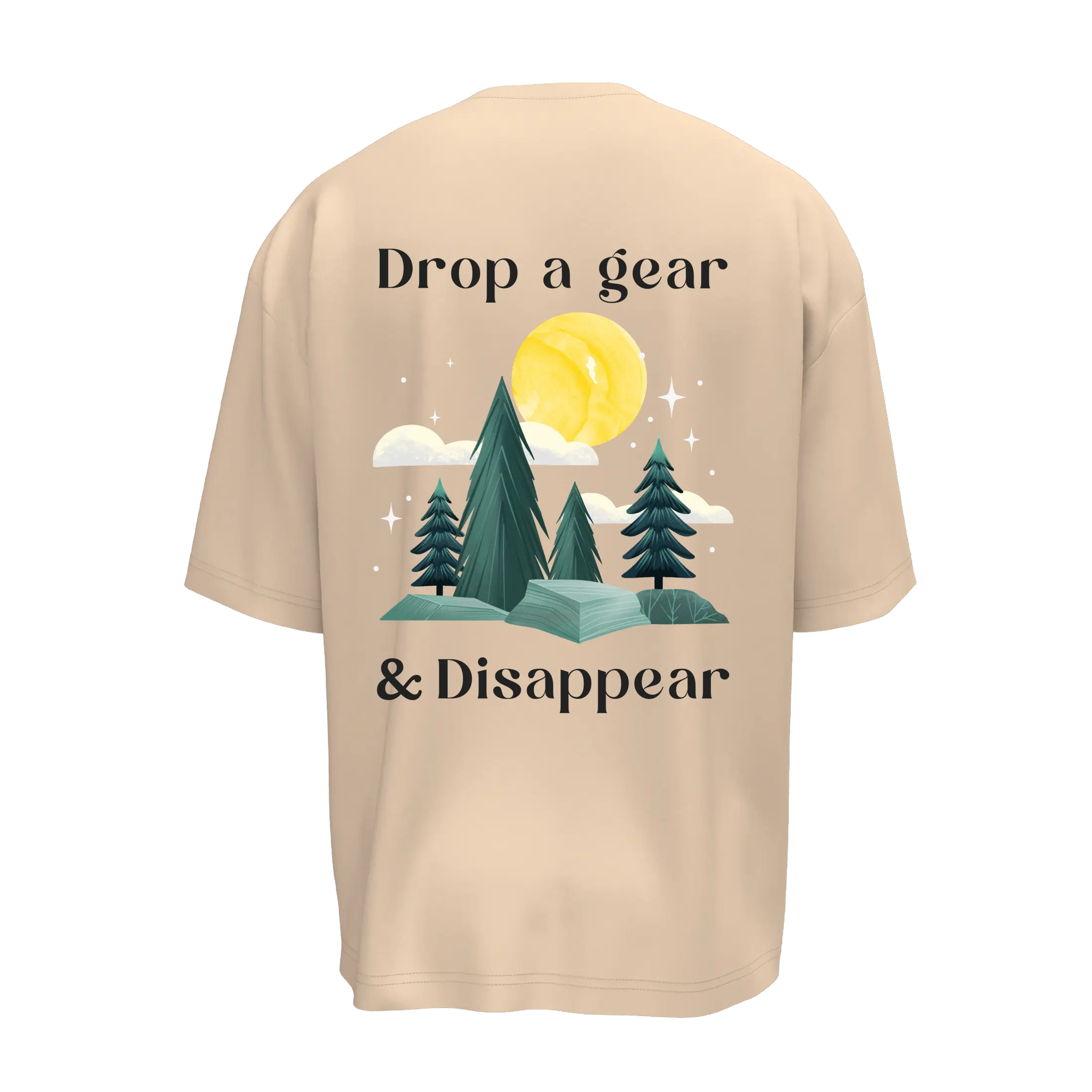 Drop The Gear And Disappear Oversized T-shirt