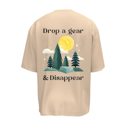 Drop The Gear And Disappear Oversized T-shirt