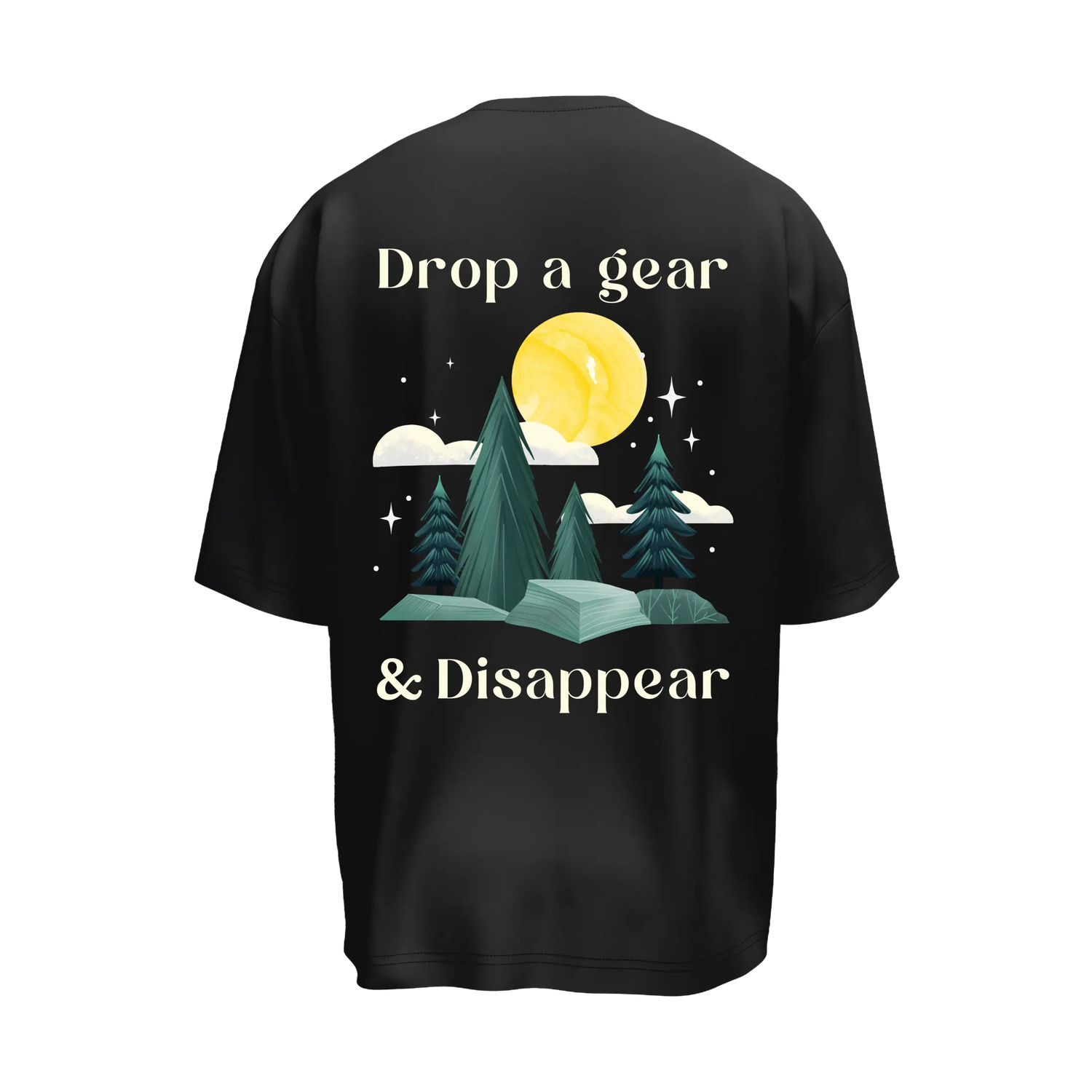 Drop The Gear And Disappear Oversized T-shirt