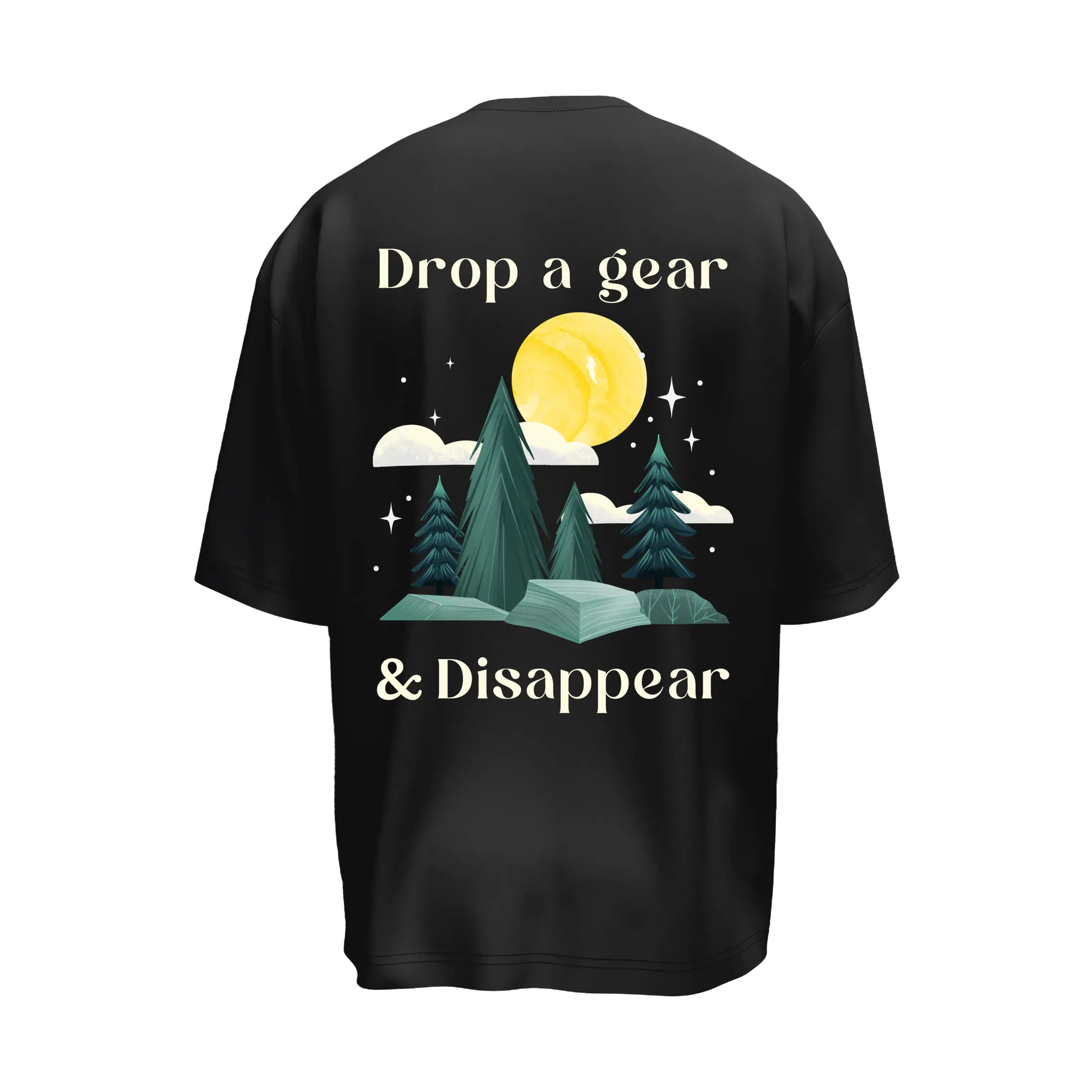 Drop The Gear And Disappear Oversized T-shirt