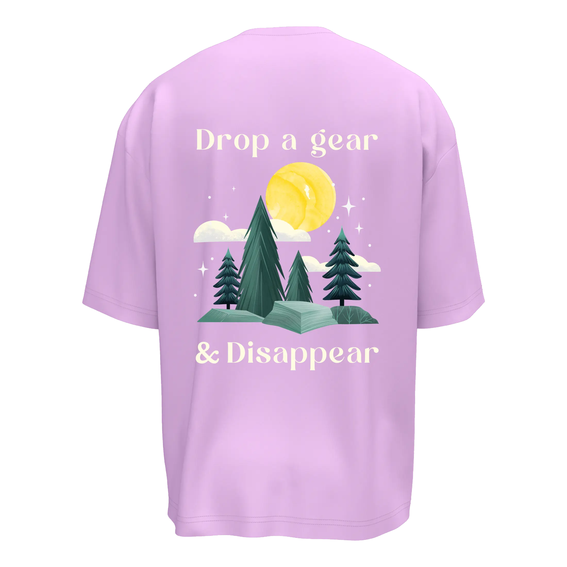 Drop The Gear And Disappear Oversized T-shirt