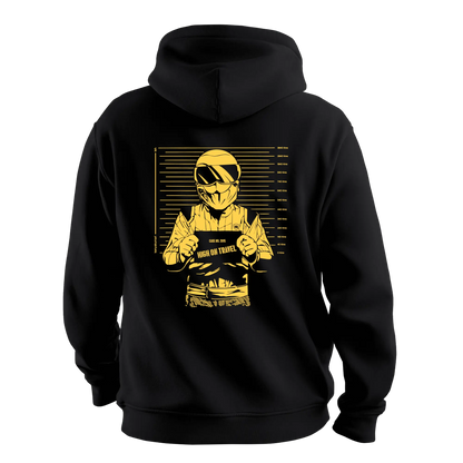 High on travel Black Unisex Hoodie