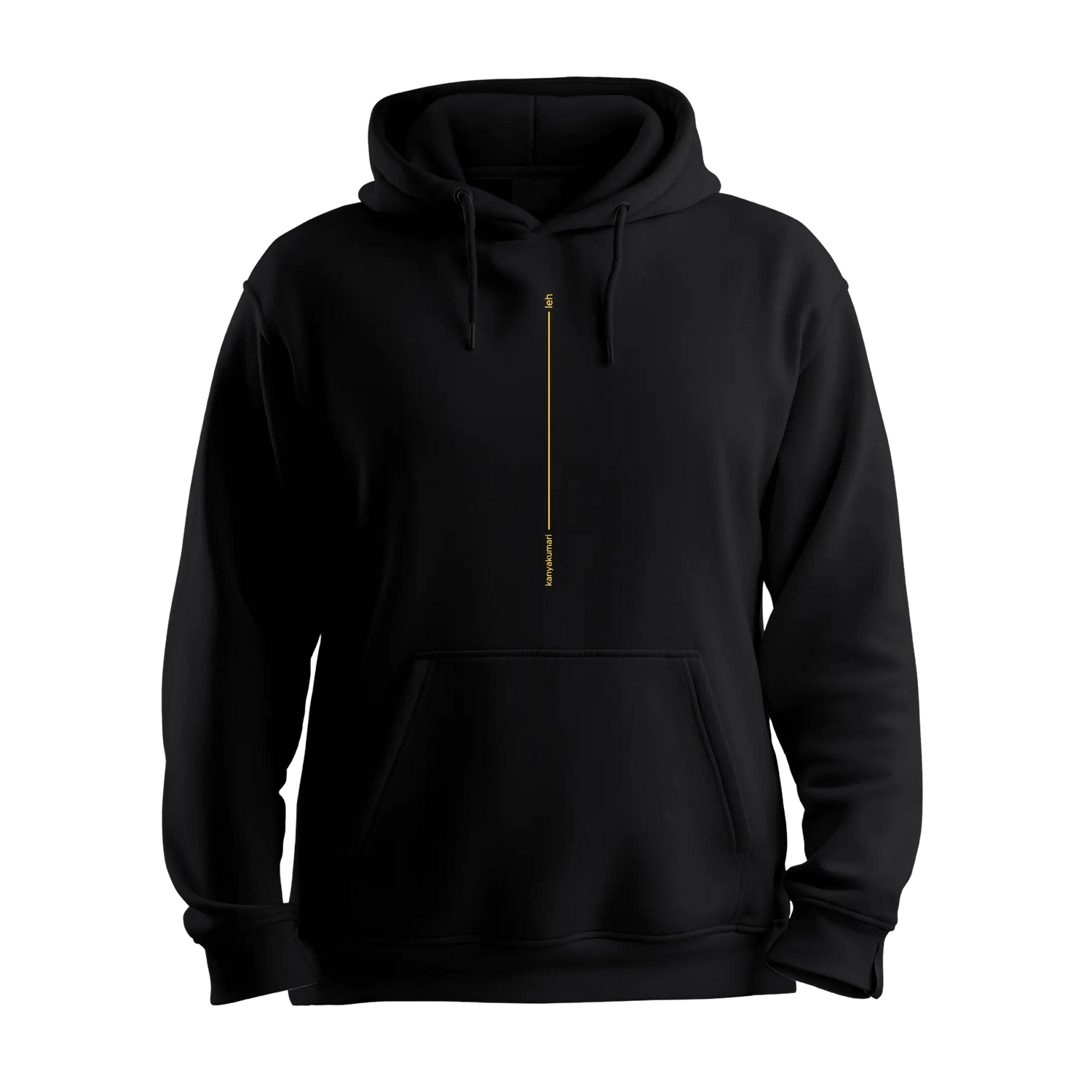 High on travel Black Unisex Hoodie