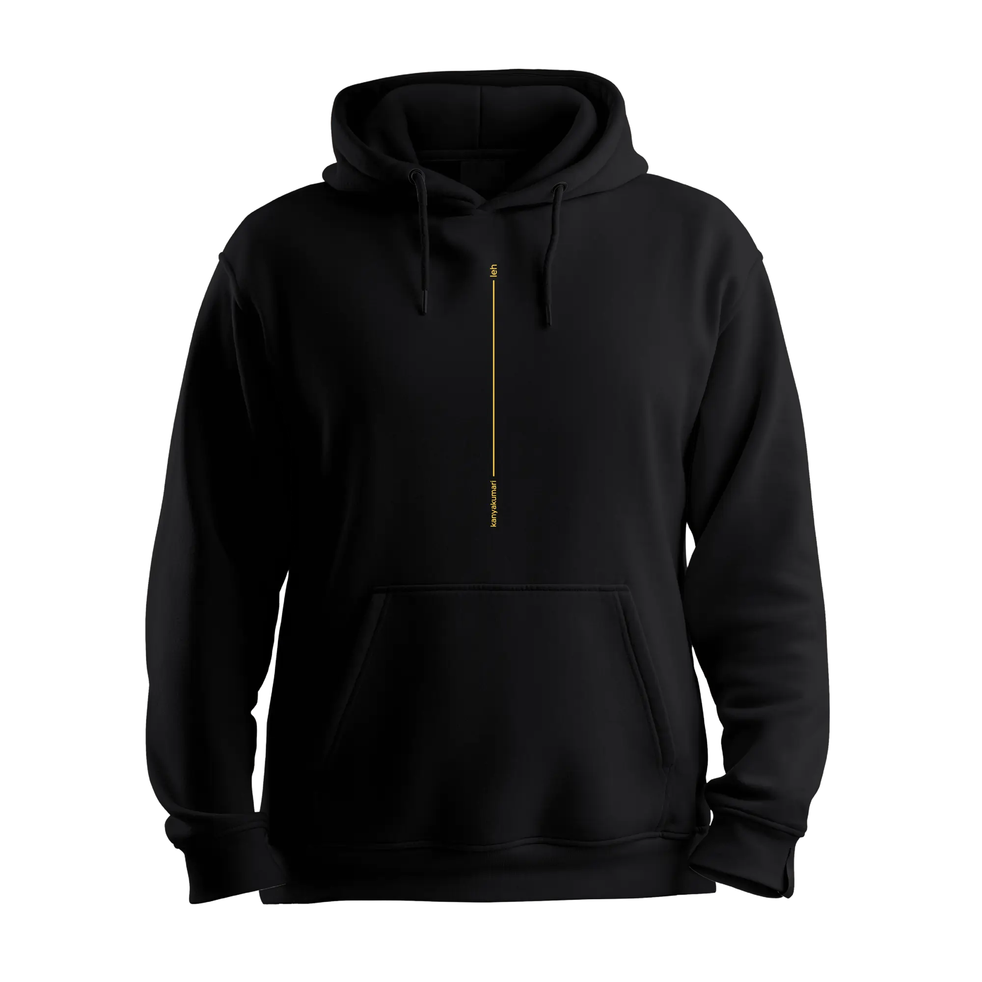 High on travel Black Unisex Hoodie