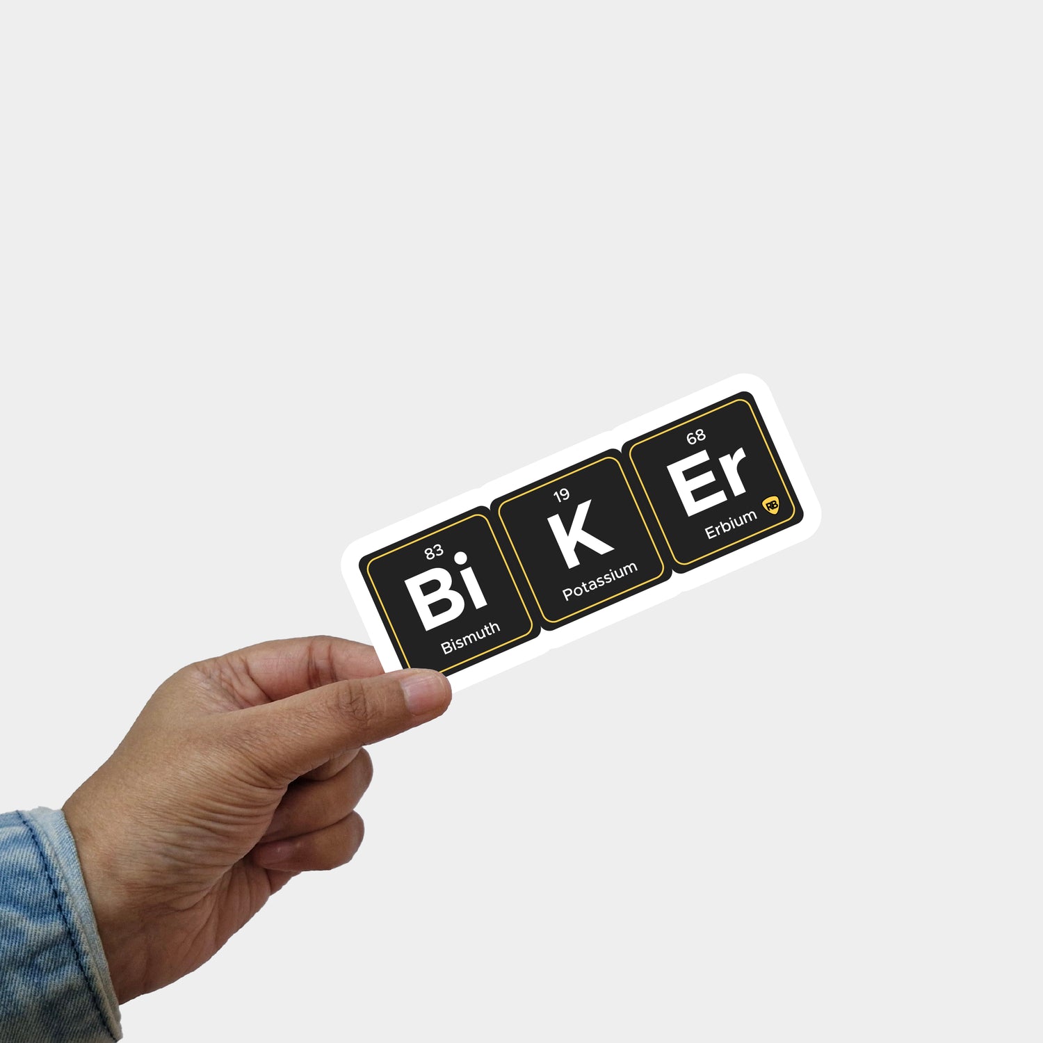 Biker Elemental Sticker