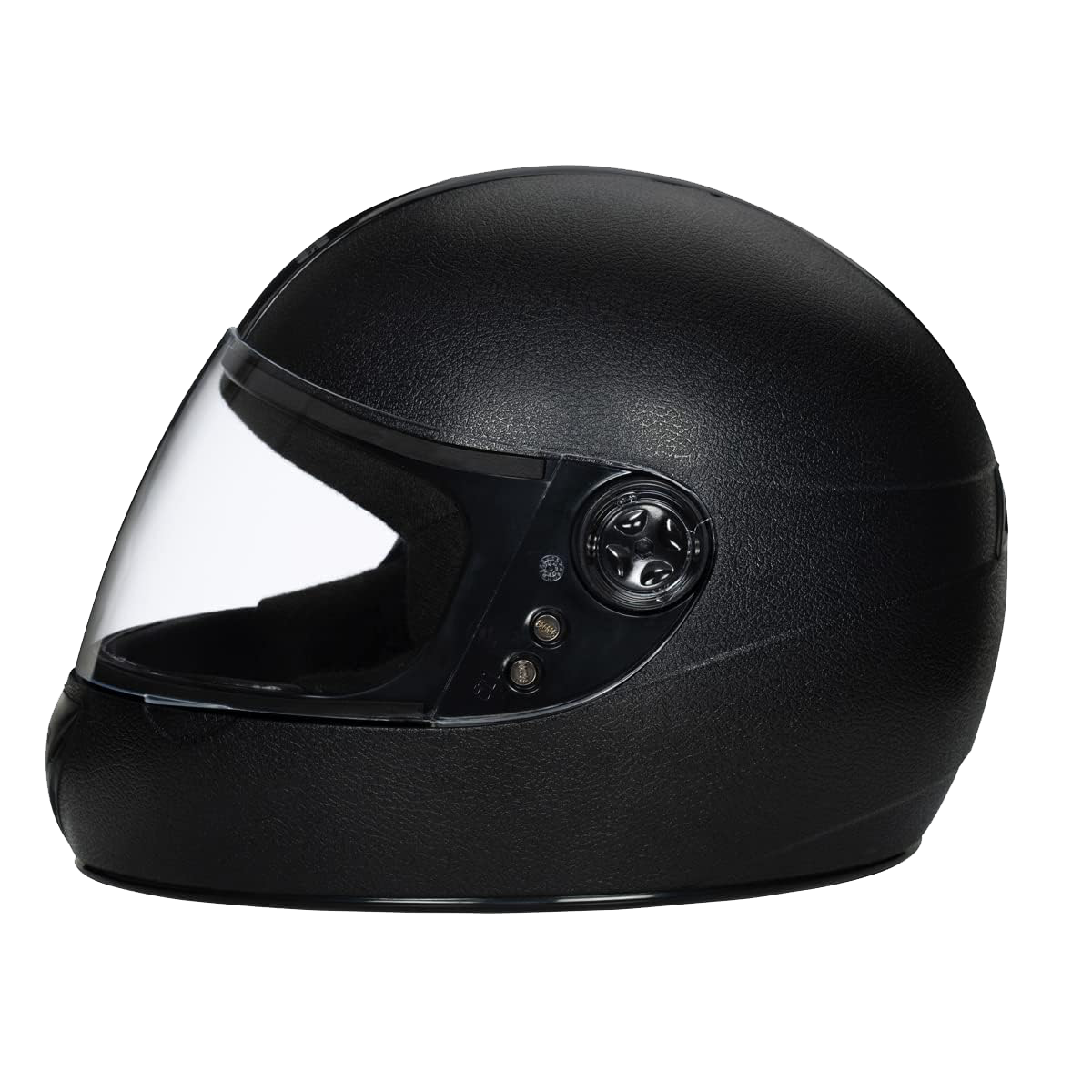 Studds Chrome Eco Full Face Helmet- Black (L), Motorcycling