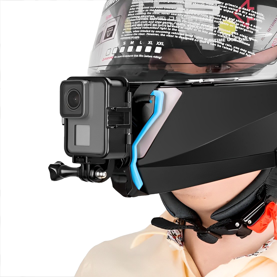 TELESIN Motorcycle Helmet Strap Mount