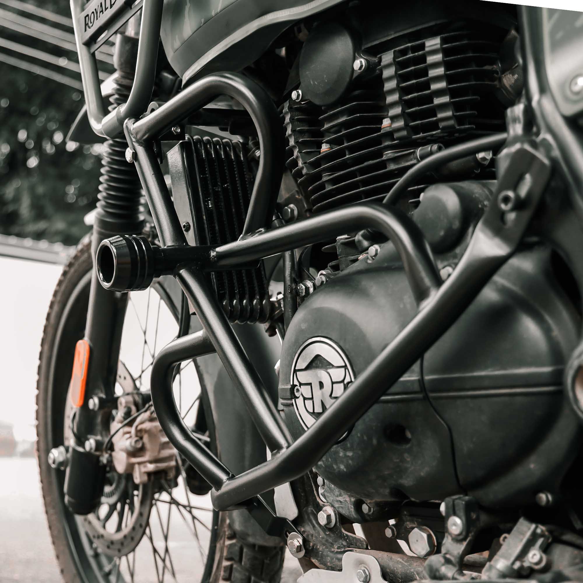 Royal Enfield Himalayan BS6 crash guard with slider