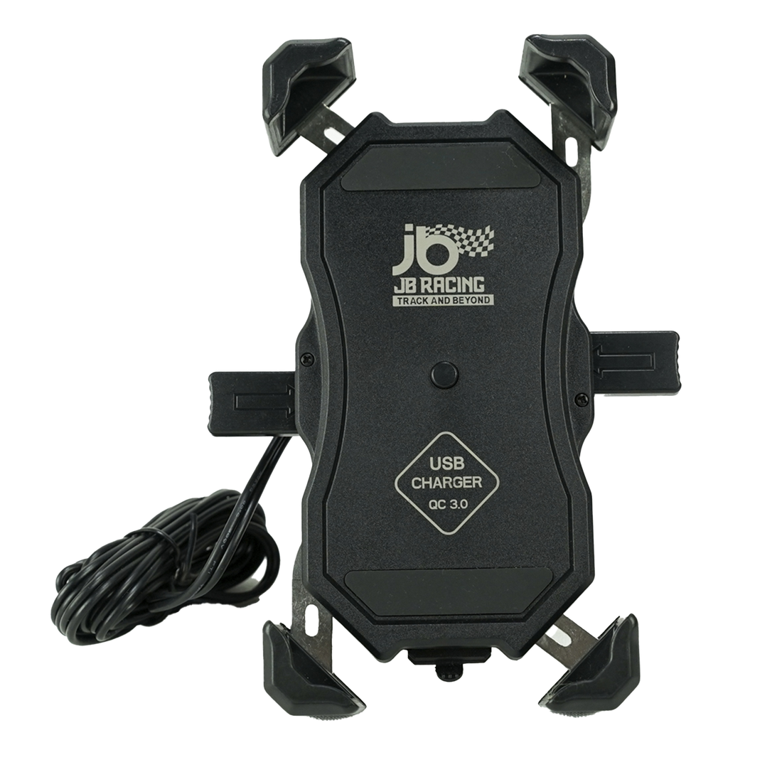 JB Racing Mobile Holder with Charger for Motorcycle