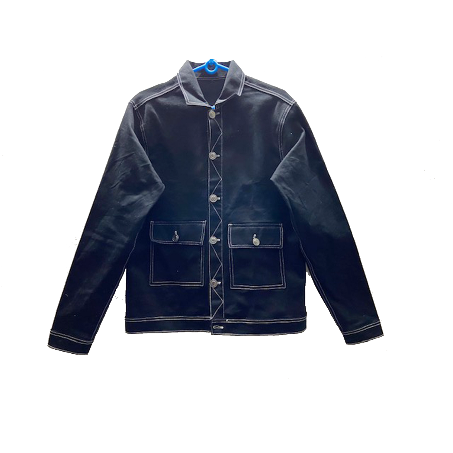 Hand Painted Jean Jacket - Black