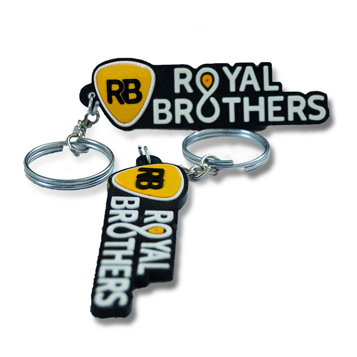 Royal Brothers Silicone Keychain Pack