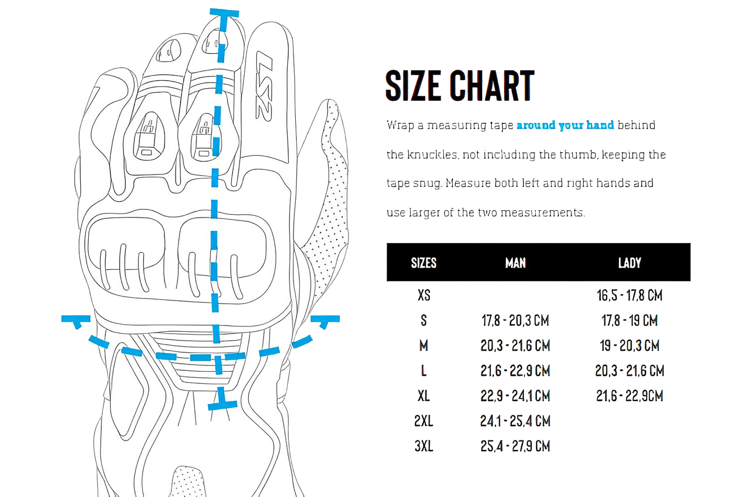 LS2 Rust Man Leather Gloves