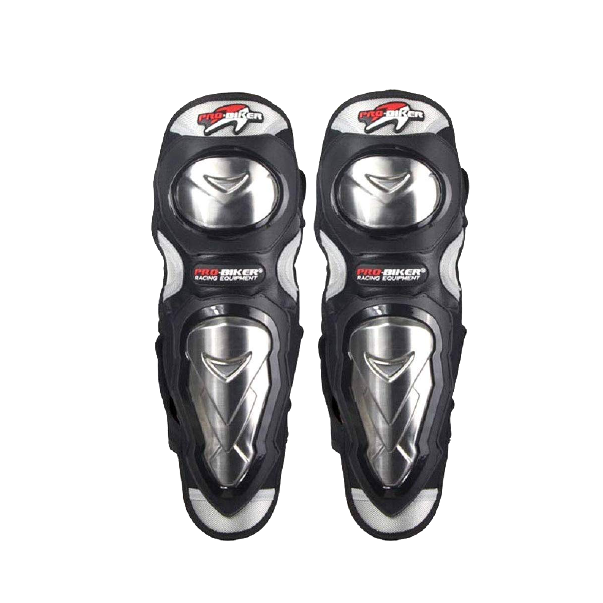 Pro-Biker Stainless Steel Knee Pads