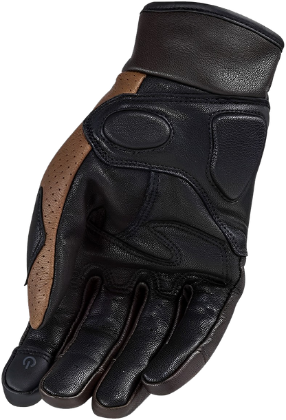 LS2 Rust Man Leather Gloves